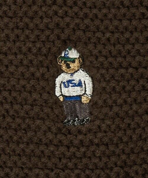 green label relaxing / グリーンレーベル リラクシング マフラー・ショール・スヌード・ストール | 【別注】＜INFIELDER DESIGN＞BEAR ニット マフラー | 詳細11