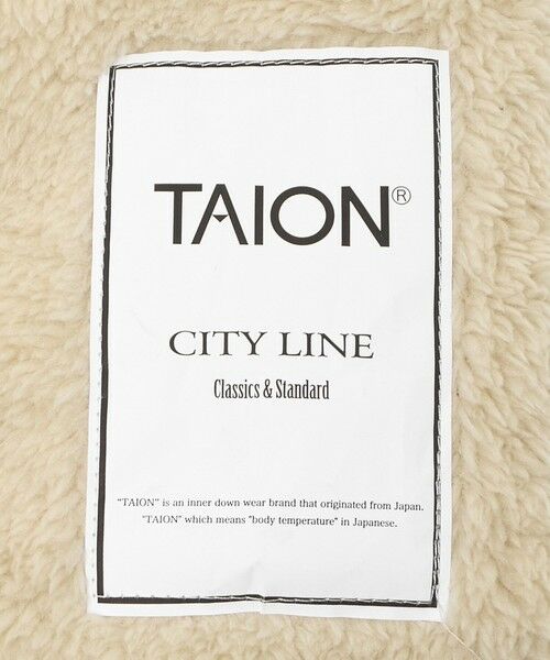 green label relaxing / グリーンレーベル リラクシング マフラー・ショール・スヌード・ストール | ＜TAION＞シティ リバーシブル ダウンマフラー | 詳細3