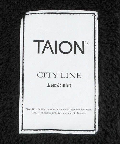 green label relaxing / グリーンレーベル リラクシング マフラー・ショール・スヌード・ストール | ＜TAION＞シティ リバーシブル ダウンマフラー | 詳細8