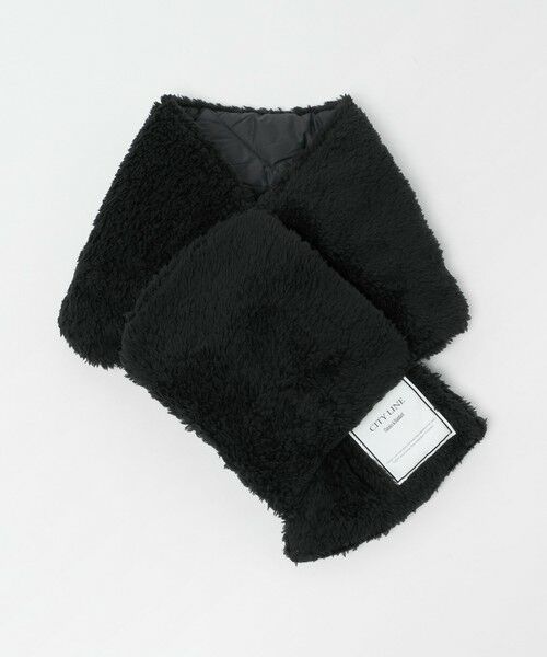 green label relaxing / グリーンレーベル リラクシング マフラー・ショール・スヌード・ストール | ＜TAION＞シティ リバーシブル ダウンマフラー | 詳細10