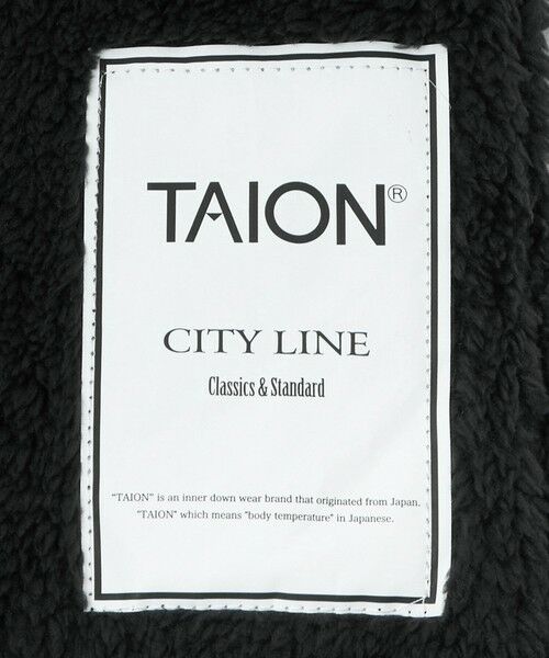 green label relaxing / グリーンレーベル リラクシング マフラー・ショール・スヌード・ストール | ＜TAION＞シティ リバーシブル ダウンマフラー | 詳細12