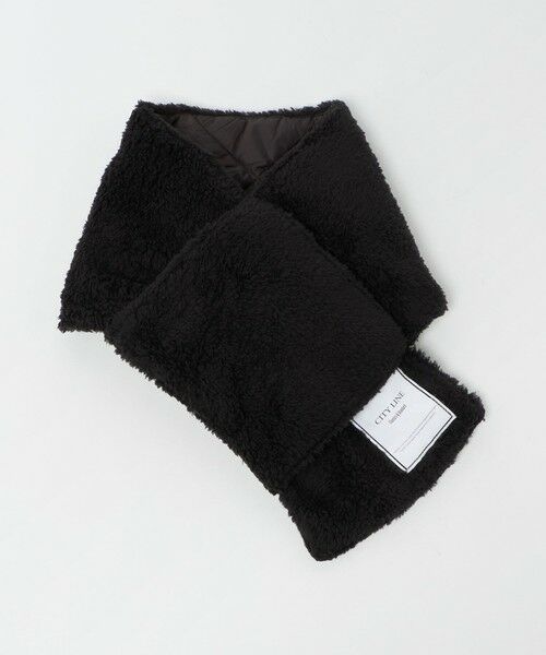 green label relaxing / グリーンレーベル リラクシング マフラー・ショール・スヌード・ストール | ＜TAION＞シティ リバーシブル ダウンマフラー | 詳細17