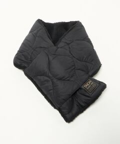 green label relaxing / グリーンレーベル リラクシング マフラー・ショール・スヌード・ストール | ＜TAION＞ミリタリー リバーシブル ダウンマフラー