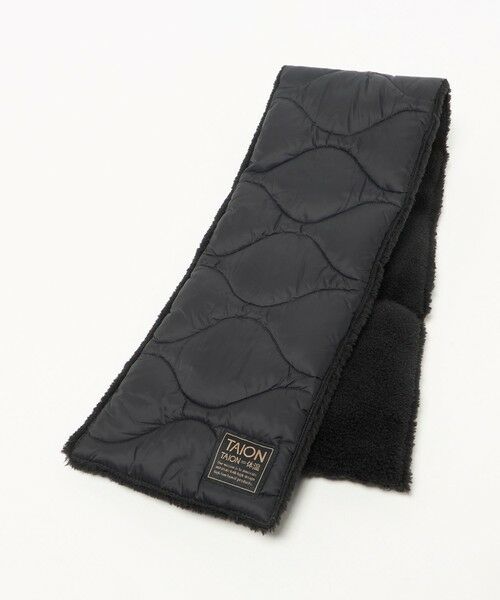 green label relaxing / グリーンレーベル リラクシング マフラー・ショール・スヌード・ストール | ＜TAION＞ミリタリー リバーシブル ダウンマフラー | 詳細1