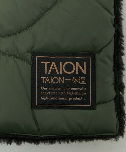 green label relaxing / グリーンレーベル リラクシング マフラー・ショール・スヌード・ストール | ＜TAION＞ミリタリー リバーシブル ダウンマフラー | 詳細8
