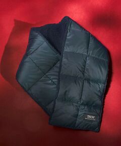 green label relaxing / グリーンレーベル リラクシング マフラー・ショール・スヌード・ストール | ＜TAION＞マウンテン リバーシブル ダウンボア マフラー
