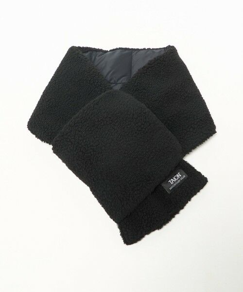 green label relaxing / グリーンレーベル リラクシング マフラー・ショール・スヌード・ストール | ＜TAION＞マウンテン リバーシブル ダウンボア マフラー | 詳細5