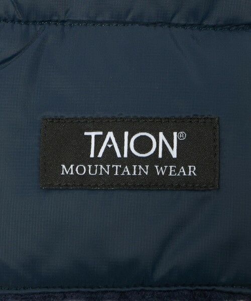 green label relaxing / グリーンレーベル リラクシング マフラー・ショール・スヌード・ストール | ＜TAION＞マウンテン リバーシブル ダウンボア マフラー | 詳細18