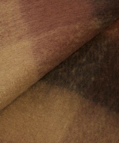 green label relaxing / グリーンレーベル リラクシング マフラー・ショール・スヌード・ストール | GLR ブラッシュド ブロック マフラー | 詳細6