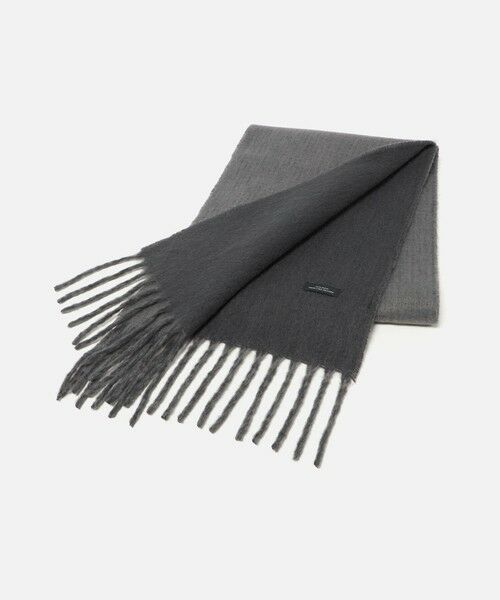 green label relaxing / グリーンレーベル リラクシング マフラー・ショール・スヌード・ストール | GLR ブークレ リバーシブル マフラー | 詳細1