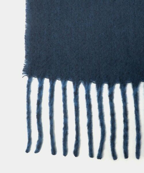 green label relaxing / グリーンレーベル リラクシング マフラー・ショール・スヌード・ストール | GLR ブークレ リバーシブル マフラー | 詳細8