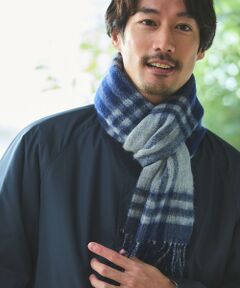 green label relaxing / グリーンレーベル リラクシング マフラー・ショール・スヌード・ストール | GLR リバーシブル マフラー