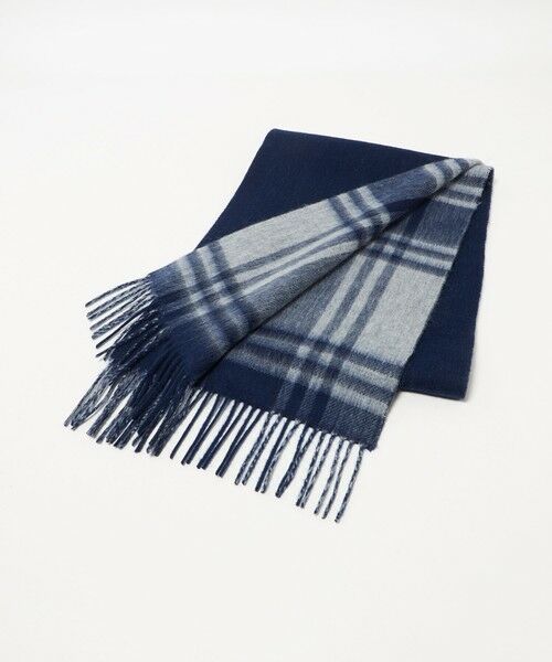 green label relaxing / グリーンレーベル リラクシング マフラー・ショール・スヌード・ストール | GLR リバーシブル マフラー | 詳細2