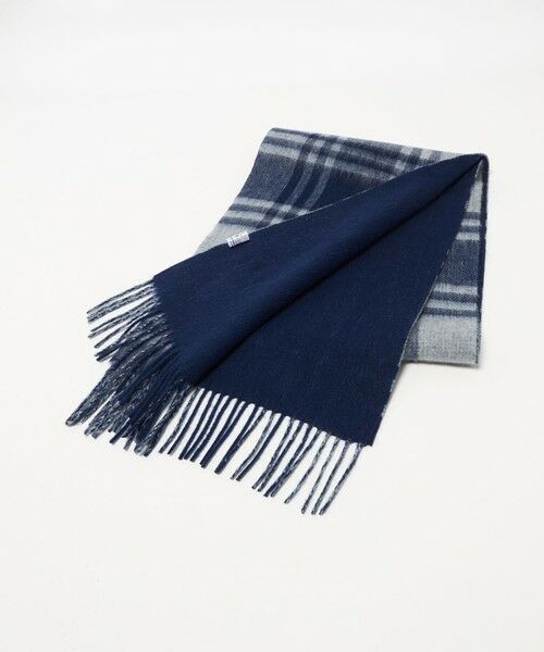 green label relaxing / グリーンレーベル リラクシング マフラー・ショール・スヌード・ストール | GLR リバーシブル マフラー | 詳細5