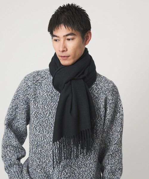 green label relaxing / グリーンレーベル リラクシング マフラー・ショール・スヌード・ストール | GLR ソリッド 60 ラージ マフラー | 詳細1