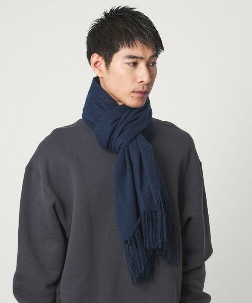 green label relaxing / グリーンレーベル リラクシング マフラー・ショール・スヌード・ストール | GLR ソリッド 60 ラージ マフラー | 詳細17