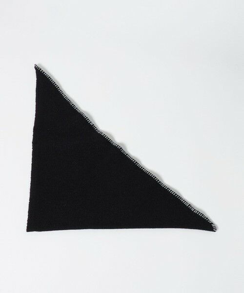 green label relaxing / グリーンレーベル リラクシング マフラー・ショール・スヌード・ストール | GLR トライアングル ニット マフラー | 詳細1