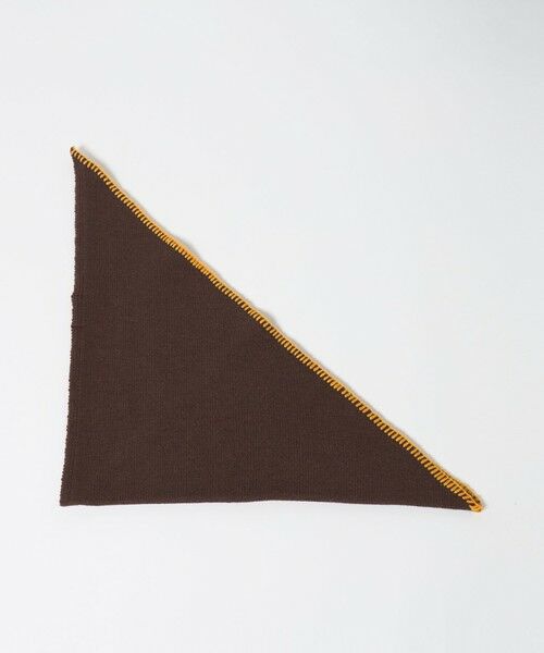 green label relaxing / グリーンレーベル リラクシング マフラー・ショール・スヌード・ストール | GLR トライアングル ニット マフラー | 詳細3