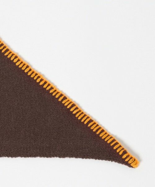 green label relaxing / グリーンレーベル リラクシング マフラー・ショール・スヌード・ストール | GLR トライアングル ニット マフラー | 詳細4