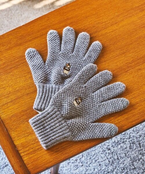 green label relaxing / グリーンレーベル リラクシング 手袋 | 【別注】＜INFIELDER DESIGN＞ベアー ニット グローブ -タッチスクリーン- | 詳細3