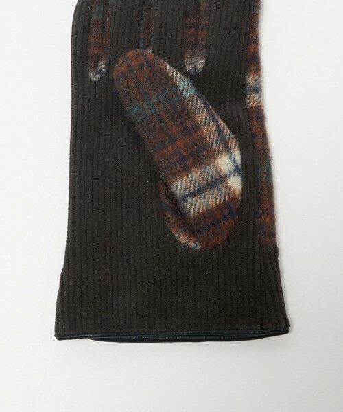 green label relaxing / グリーンレーベル リラクシング 手袋 | コーデュロイ チェック グローブ 手袋 -スマートフォン対応- | 詳細11