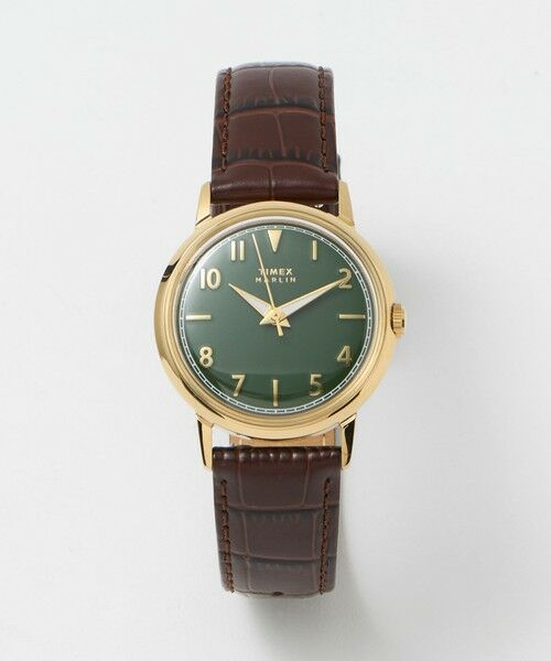 green label relaxing/O[[x NVO TIMEXMarlin 34mm rv ̑1 FREE