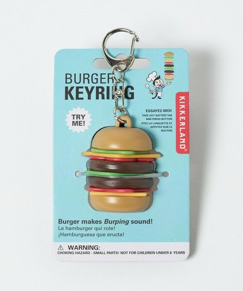 green label relaxing / グリーンレーベル リラクシング キーホルダー・ストラップ | ＜KIKKERLAND＞バーガー キーホルダー | 詳細6