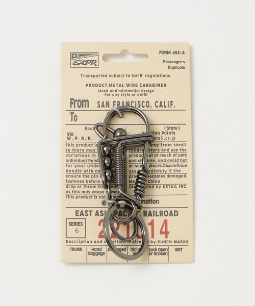 green label relaxing / グリーンレーベル リラクシング キーホルダー・ストラップ | ＜DETAIL＞ワイヤー カラビナ キーホルダー | 詳細7