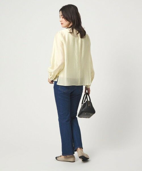 green label relaxing / グリーンレーベル リラクシング シャツ・ブラウス | フェイクパール スタンドネック ブラウス | 詳細11