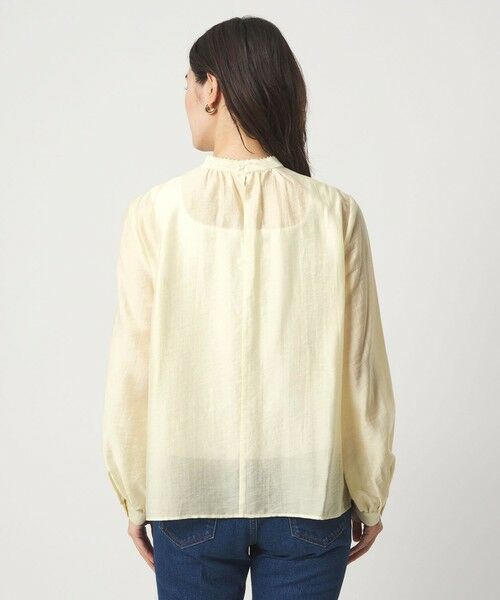 green label relaxing / グリーンレーベル リラクシング シャツ・ブラウス | フェイクパール スタンドネック ブラウス | 詳細15