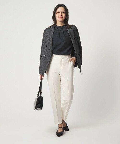 green label relaxing / グリーンレーベル リラクシング シャツ・ブラウス | フェイクパール スタンドネック ブラウス | 詳細22