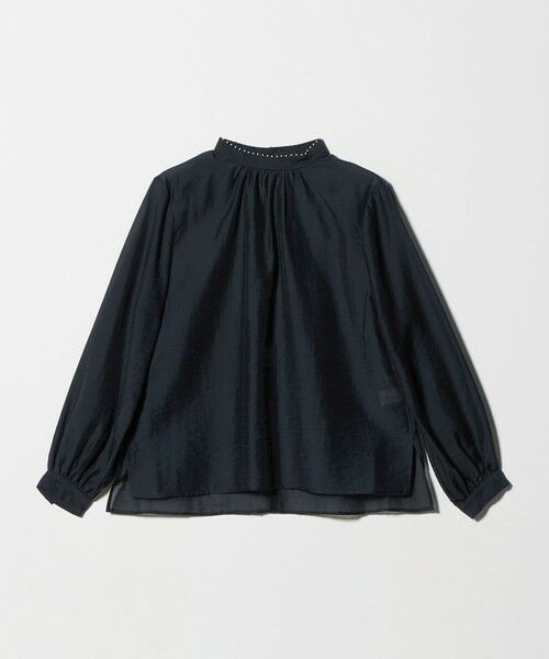 green label relaxing / グリーンレーベル リラクシング シャツ・ブラウス | フェイクパール スタンドネック ブラウス | 詳細24