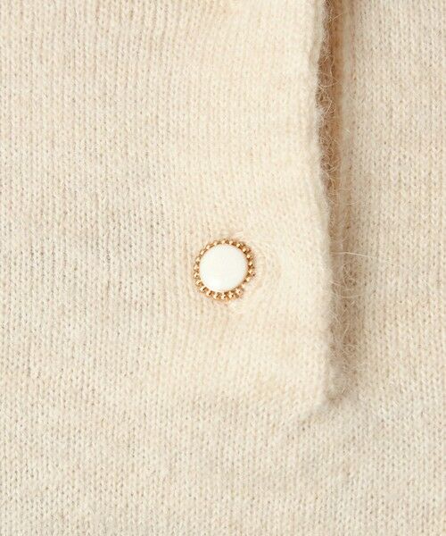 green label relaxing / グリーンレーベル リラクシング ニット・セーター | 襟付き フェイクパール プルオーバー ニット ウォッシャブル | 詳細4