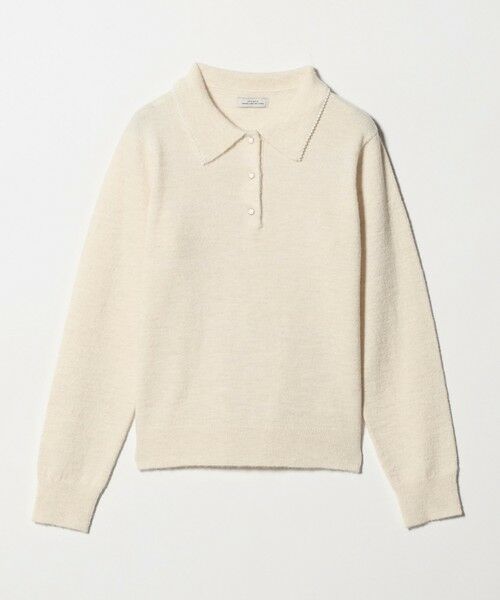 green label relaxing / グリーンレーベル リラクシング ニット・セーター | 襟付き フェイクパール プルオーバー ニット ウォッシャブル | 詳細5