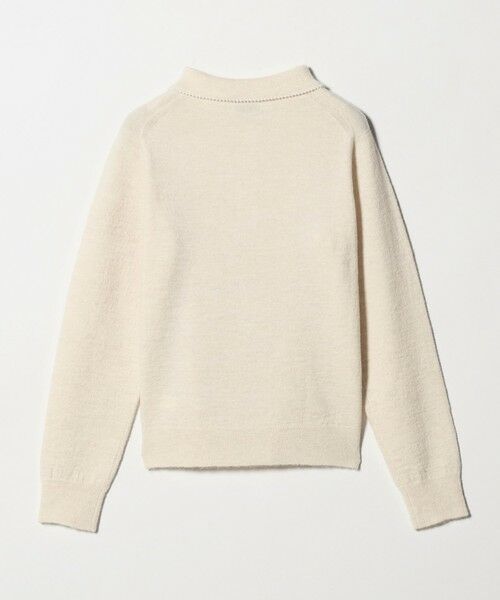 green label relaxing / グリーンレーベル リラクシング ニット・セーター | 襟付き フェイクパール プルオーバー ニット ウォッシャブル | 詳細6