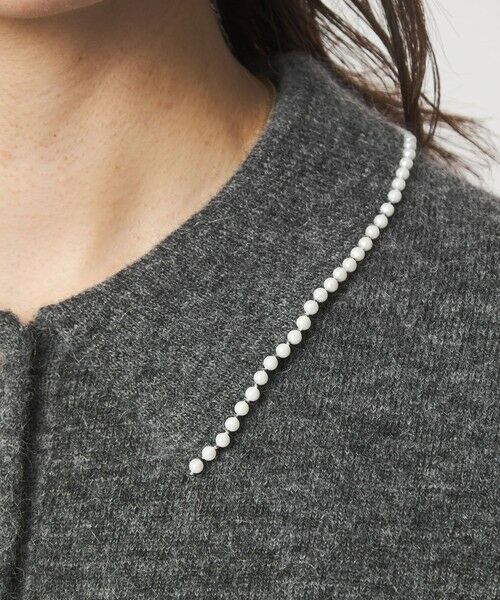 green label relaxing / グリーンレーベル リラクシング ニット・セーター | 襟付き フェイクパール プルオーバー ニット ウォッシャブル | 詳細18
