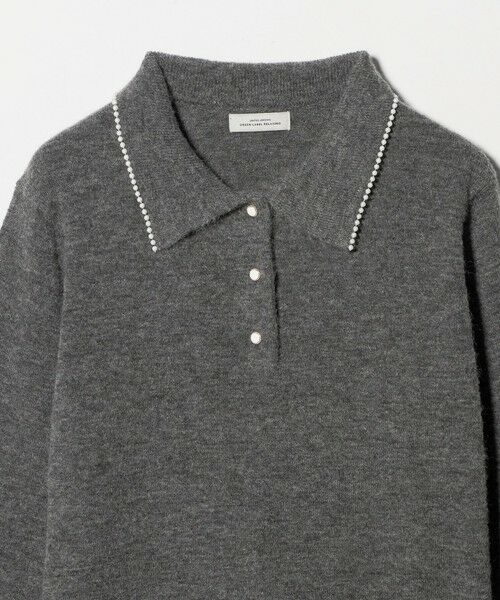green label relaxing / グリーンレーベル リラクシング ニット・セーター | 襟付き フェイクパール プルオーバー ニット ウォッシャブル | 詳細22