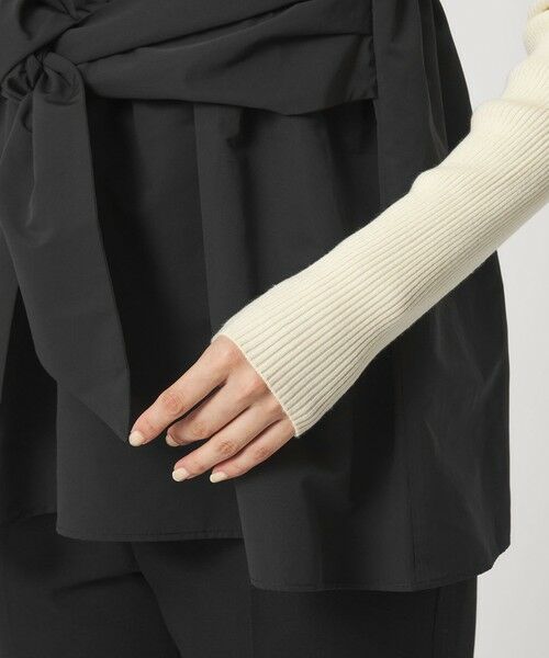 green label relaxing / グリーンレーベル リラクシング ニット・セーター | タフタ ドッキング リボン プルオーバー ニット ウォッシャブル | 詳細11