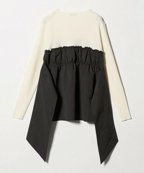 green label relaxing / グリーンレーベル リラクシング ニット・セーター | タフタ ドッキング リボン プルオーバー ニット ウォッシャブル | 詳細16