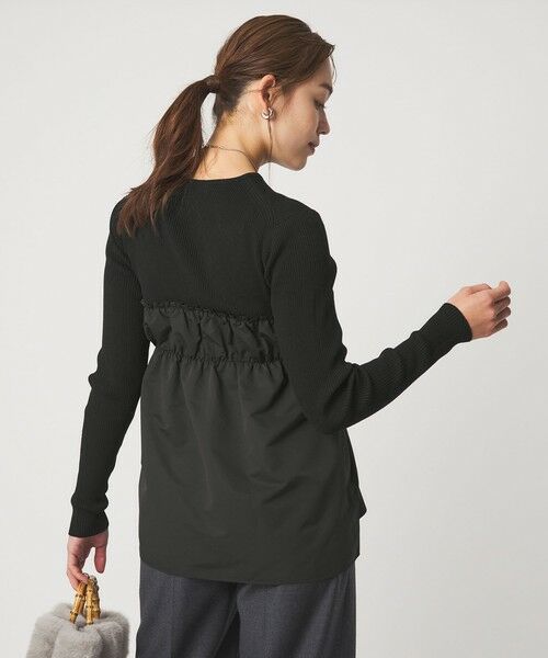 green label relaxing / グリーンレーベル リラクシング ニット・セーター | タフタ ドッキング リボン プルオーバー ニット ウォッシャブル | 詳細21