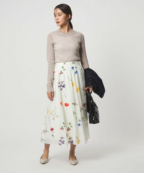 green label relaxing / グリーンレーベル リラクシング ニット・セーター | ウール シアー リブ クルーネック ニット ウォッシャブル | 詳細25