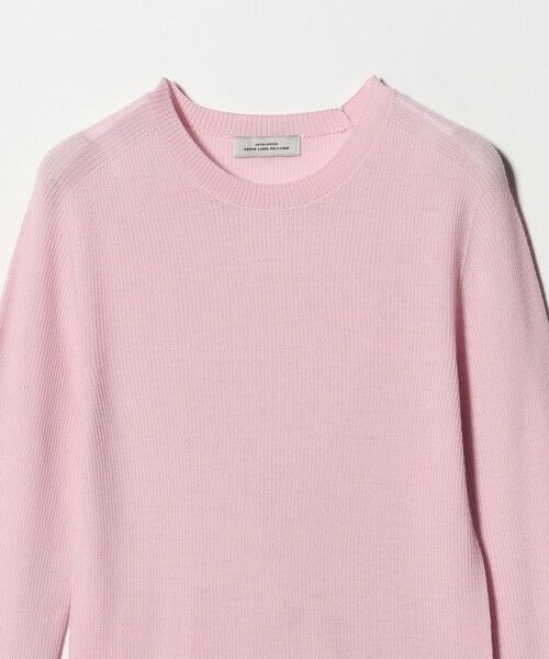 green label relaxing / グリーンレーベル リラクシング ニット・セーター | ウール シアー リブ クルーネック ニット ウォッシャブル | 詳細28