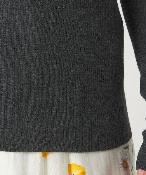 green label relaxing / グリーンレーベル リラクシング ニット・セーター | ウール シアー リブ タートルネック ニット ウォッシャブル | 詳細17