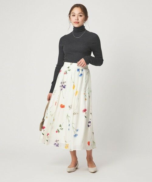 green label relaxing / グリーンレーベル リラクシング ニット・セーター | ウール シアー リブ タートルネック ニット ウォッシャブル | 詳細11