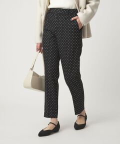 green label relaxing / グリーンレーベル リラクシング スラックス・ドレスパンツ | キチントボトムス ドット ジャガード ALLFIT テーパード パンツ ウォッシャブル ストレッチ