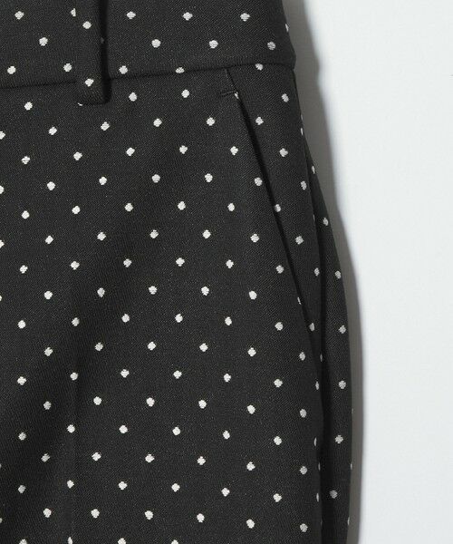 green label relaxing / グリーンレーベル リラクシング スラックス・ドレスパンツ | キチントボトムス ドット ジャガード ALLFIT テーパード パンツ ウォッシャブル ストレッチ | 詳細10