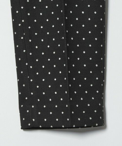 green label relaxing / グリーンレーベル リラクシング スラックス・ドレスパンツ | キチントボトムス ドット ジャガード ALLFIT テーパード パンツ ウォッシャブル ストレッチ | 詳細13