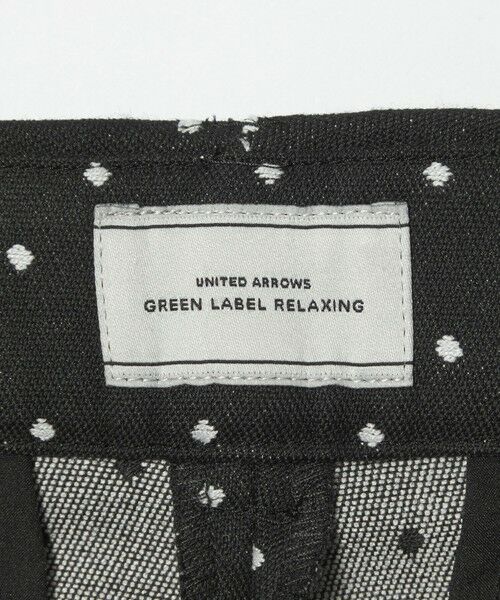 green label relaxing / グリーンレーベル リラクシング スラックス・ドレスパンツ | キチントボトムス ドット ジャガード ALLFIT テーパード パンツ ウォッシャブル ストレッチ | 詳細15