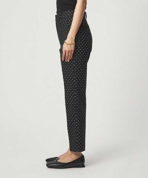 green label relaxing / グリーンレーベル リラクシング スラックス・ドレスパンツ | キチントボトムス ドット ジャガード ALLFIT テーパード パンツ ウォッシャブル ストレッチ | 詳細5