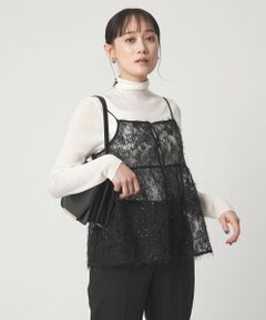 green label relaxing / グリーンレーベル リラクシング ベスト | シアー レース キャミソール